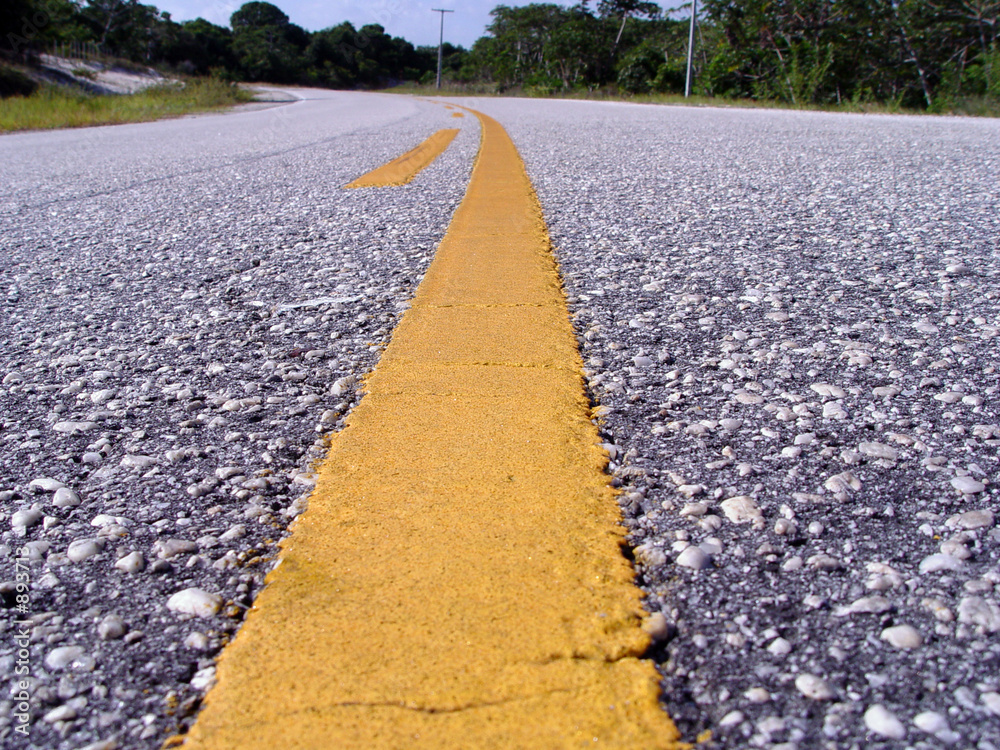 Obraz premium yellow line