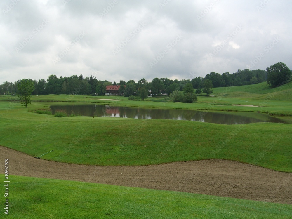 lake on the golfcourse lake on the golfcourse