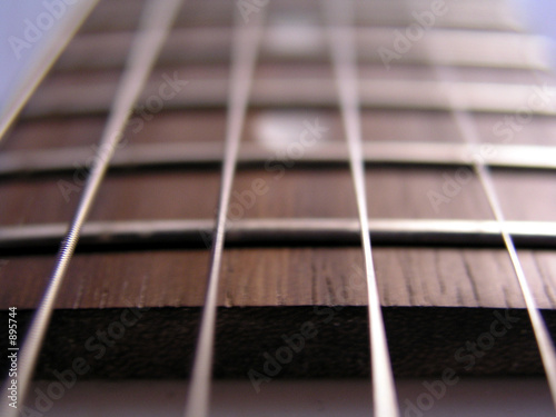 close up of acoustic guitar