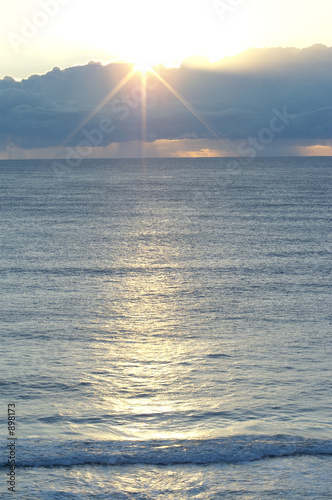 sunrise at sea