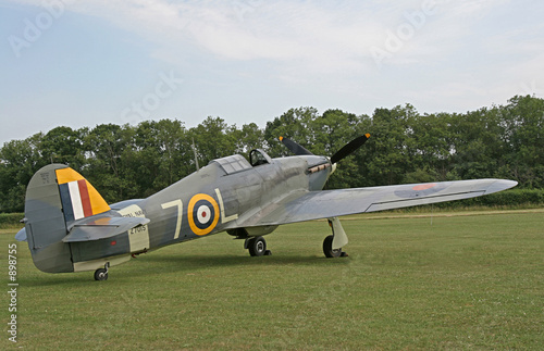1941 hawker sea hurricane in flight