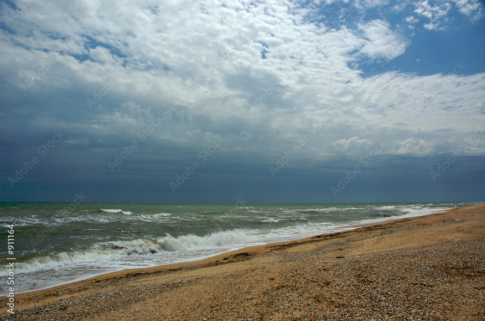 stormy sea