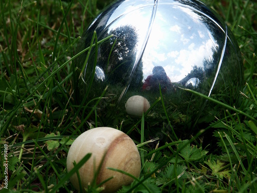 reflex in  petanquekugel
