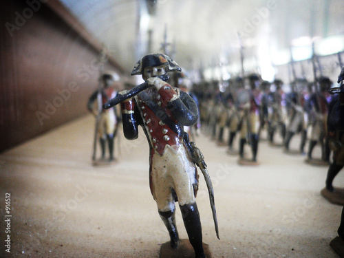 miniature model army © Jon Barnes