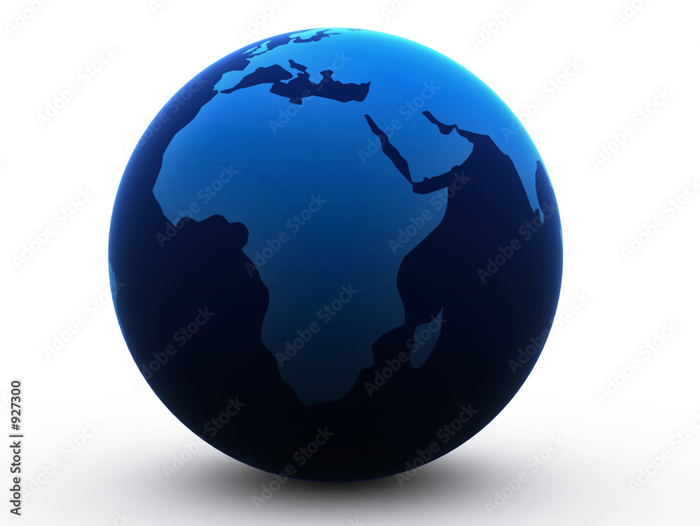 Naklejka premium masse abbildung erde