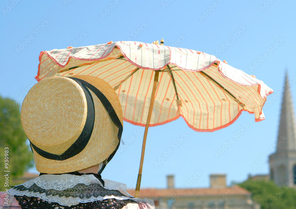 Fotografie chapeau et ombrelle