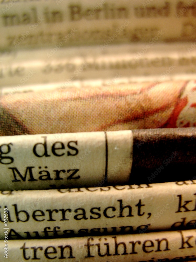 Fototapeta premium zeitungen