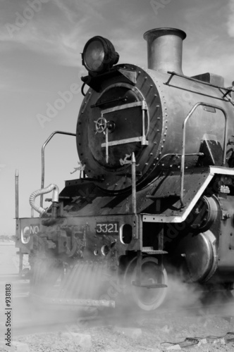 steam train at swakopmund, namibia