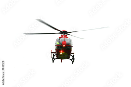 helicopter isolated