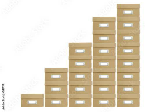 stacked boxes
