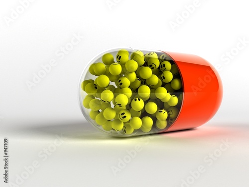 capsule smiley medicamenteux