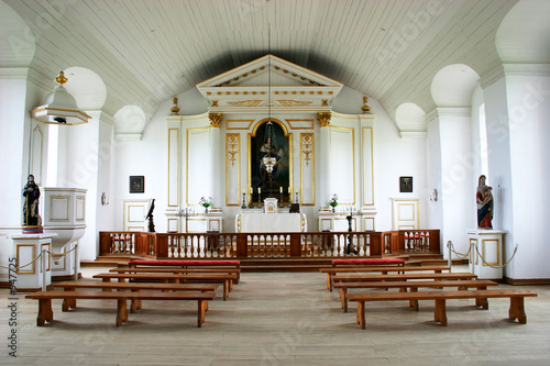 Fototapeta 18th century chapel interior
