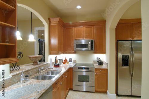kitchen counter at basement