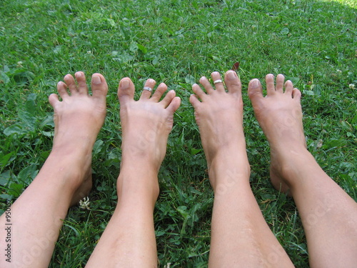 les pieds en éventail photo