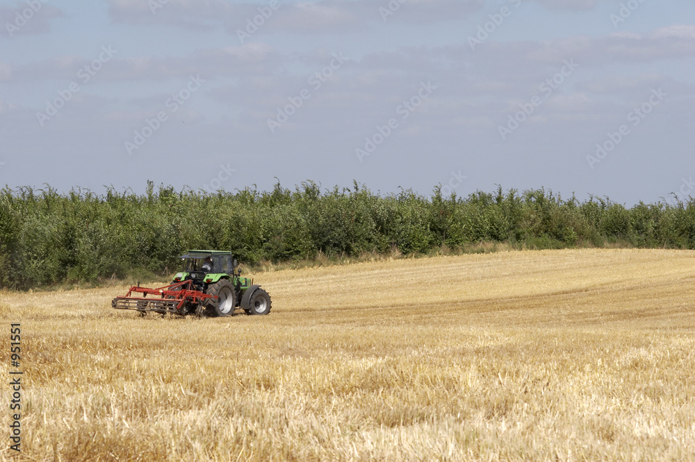 Obraz premium ernte mit traktor 03