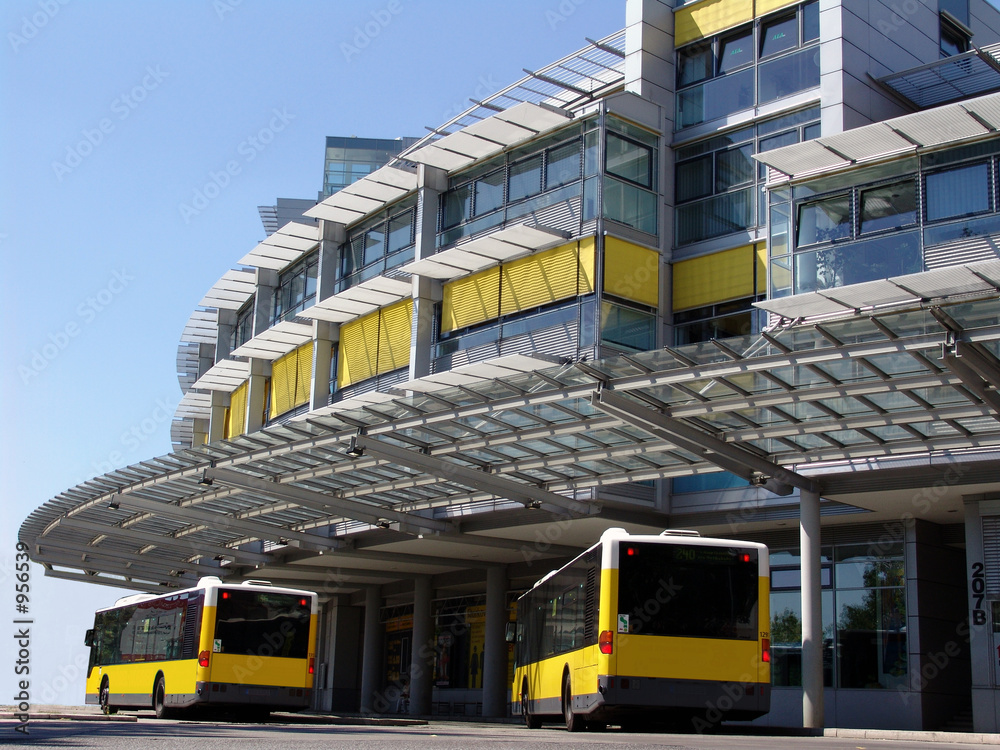 Εκτύπωση καμβά busbahnhof