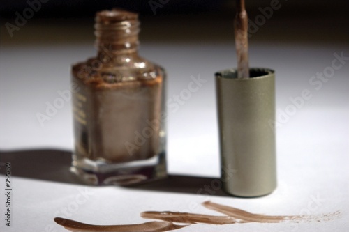 brown nail polish