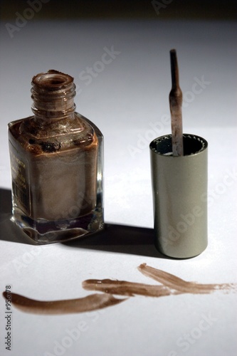 brown nail polish