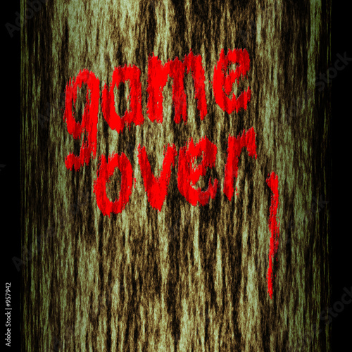 tree trunk: game over