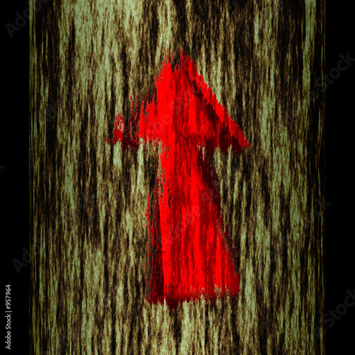 tree trunk: arrow up