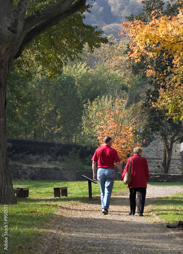 autumn stroll in the park