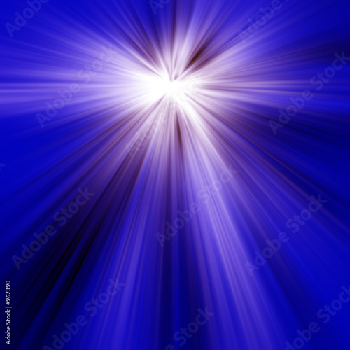 blue light rays