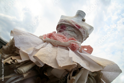 paper dress