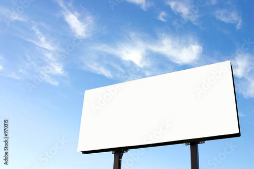 white billboard