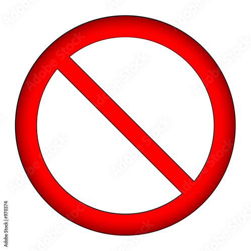 forbid sign