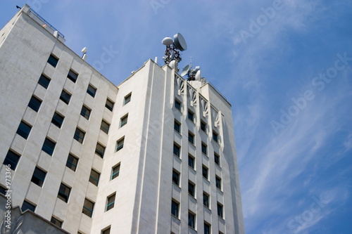 communication skyscraper landscape