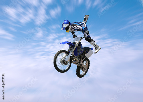 dirt bike stunt rider