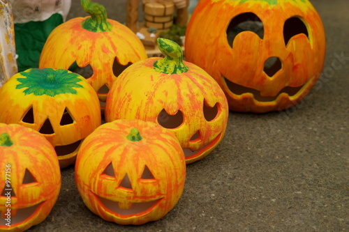 ceramic hellowen pumpkin