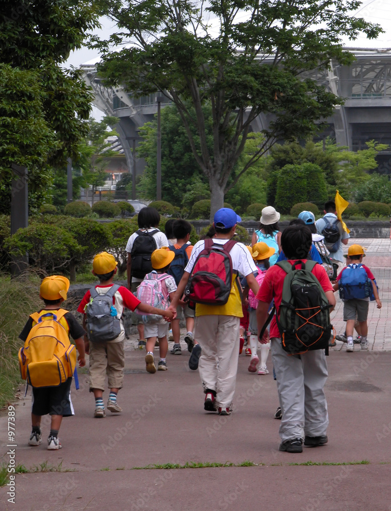 Obraz premium schoolchildren group