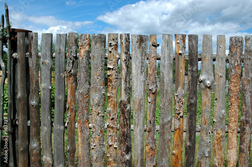 pine fence