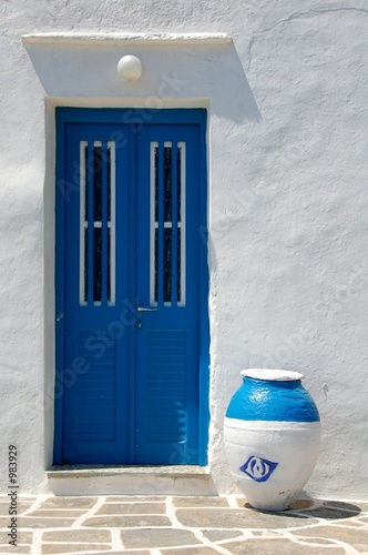 traditional greek doorway