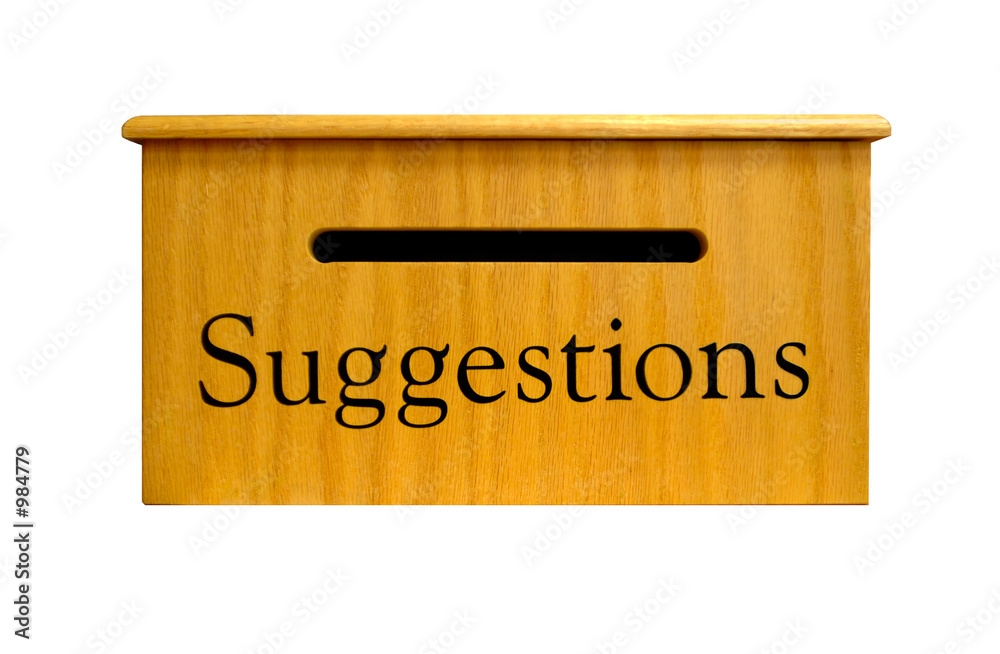 suggestion box suggestion box