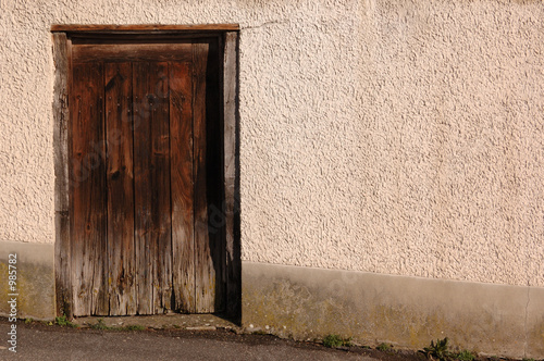 vieille porte en couleur photo