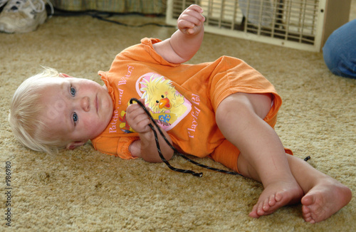 baby on floor