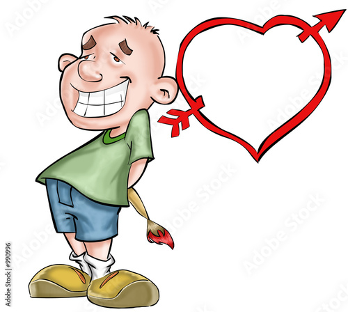 boy and heart