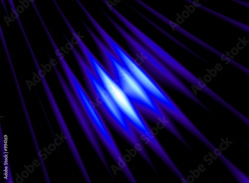 abstractiion blue glow