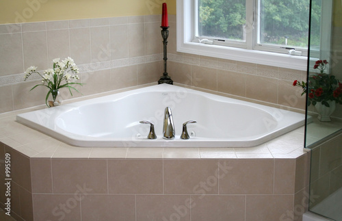modern bathtub