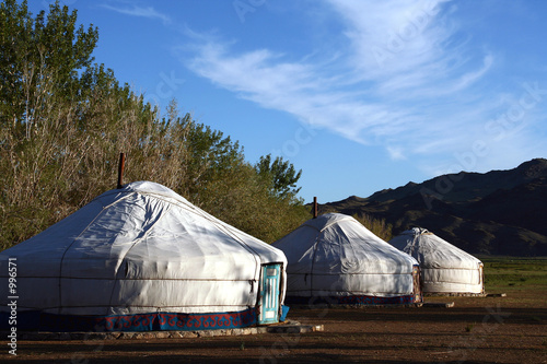 mongolian ger camp © Mike & Valerie Mille