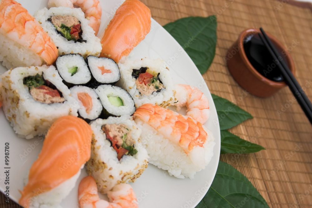 sushi platter