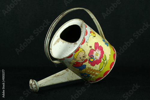 Slika na platnu vintage child watering can
