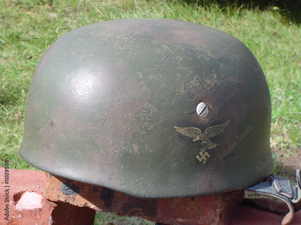 german paratroopers helmet ww2 Stock Photo | Adobe Stock