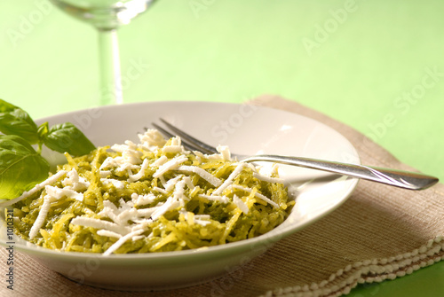 pesto dinner photo