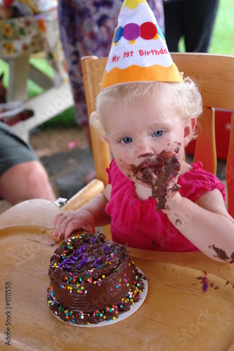 first birthday photo