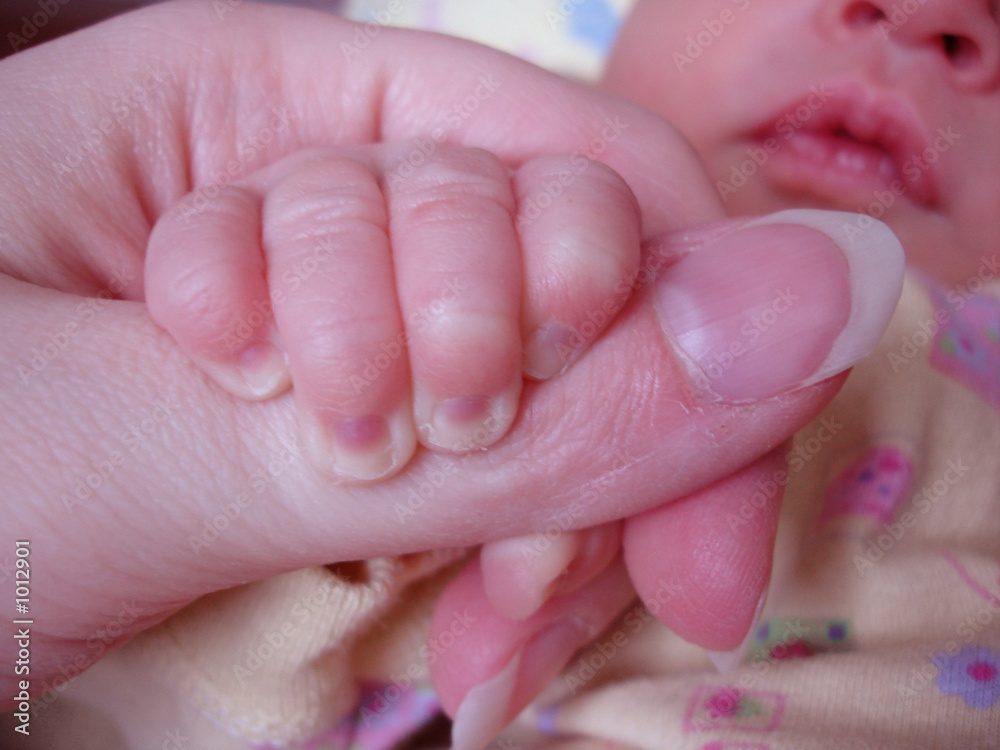 little baby holding thumb little baby holding thumb