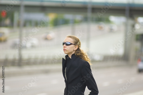 business woman near the road © haveseen
