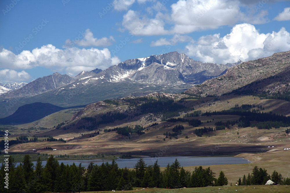 altai mountain landscape